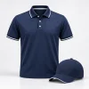 Áo thun polo cổ bẻ thêu logo (ảnh minh hoạ tạm)