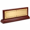 Biển chức danh để bàn gỗ khắc tên (ảnh minh hoạ tạm)